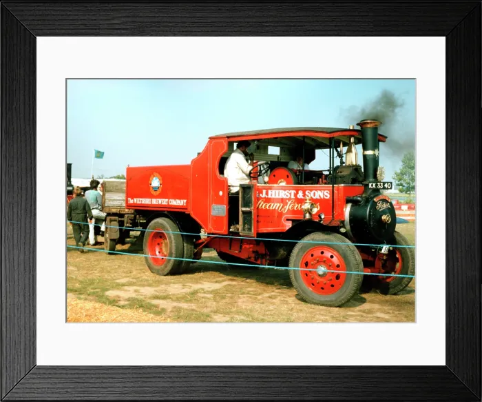 Framed Print : Foden Tractor number: 13454, Samantha Framed Print : Foden Tractor number: 13454, Samantha
