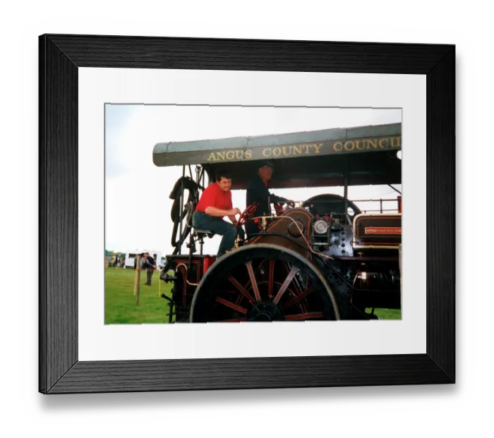 Framed Print : Fowler Road Roller number: 19546, Bonny Lass Framed Print : Fowler Road Roller number: 19546, Bonny Lass