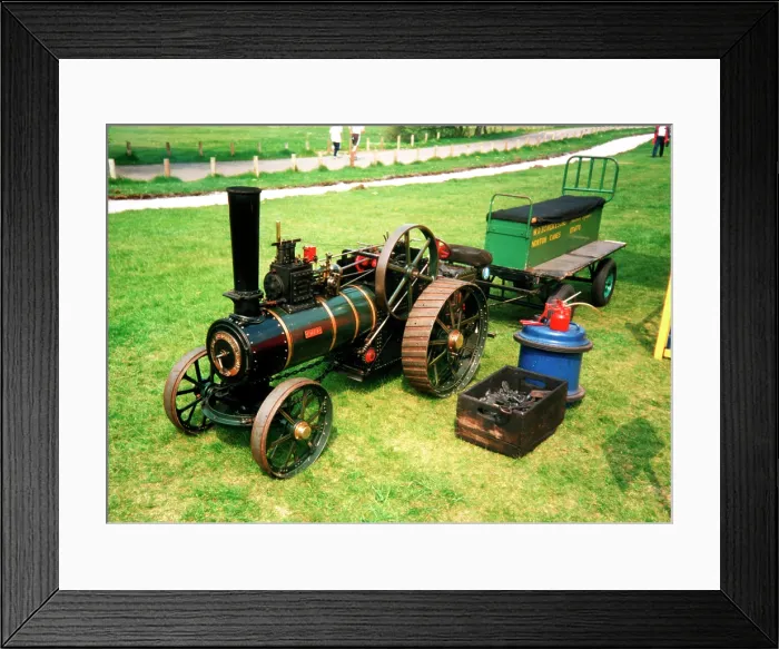 Framed Print : Four foot scale model Fowler General Purpose Engine, Fiona Framed Print : Four foot scale model Fowler General Purpose Engine, Fiona