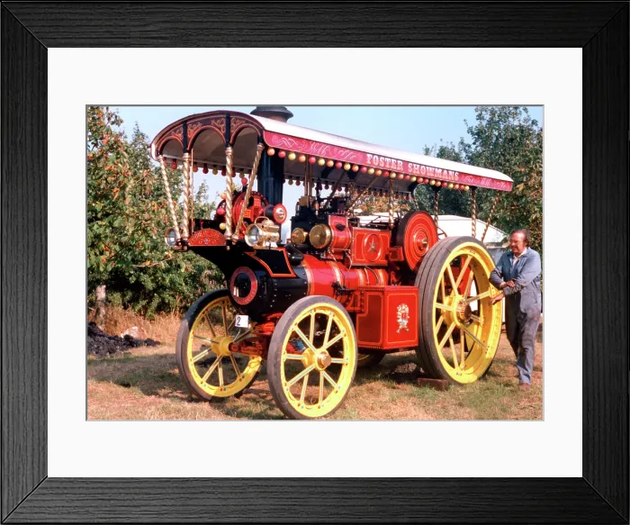 Framed Print : Foster Showman's Tractor number: 13036, Pride of Essex Framed Print : Foster Showman's Tractor number: 13036, Pride of Essex