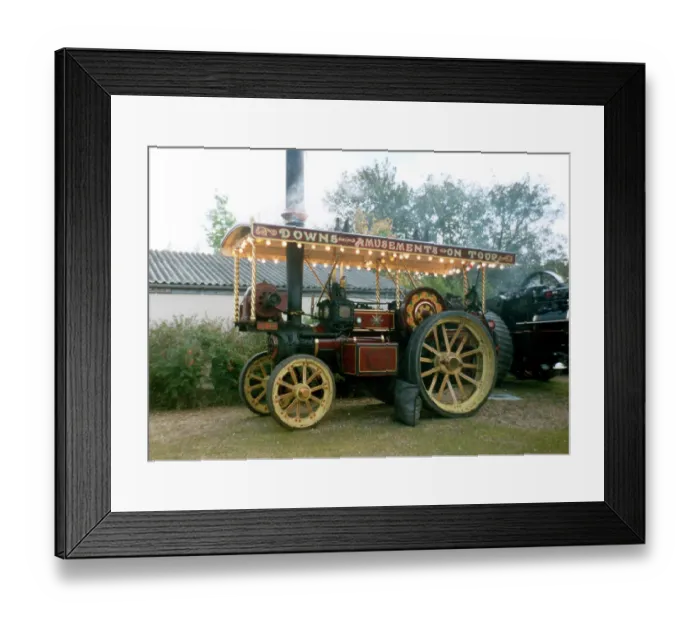 Framed Print : Burrell Showman's Tractor number: 3453, The May Framed Print : Burrell Showman's Tractor number: 3453, The May