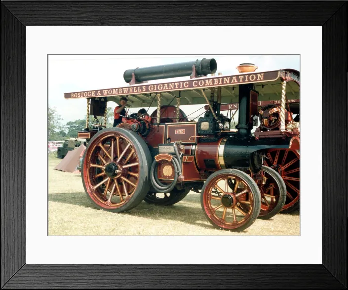 Framed Print : Burrell Showman's Road Locomotive number: 3669, Nero Framed Print : Burrell Showman's Road Locomotive number: 3669, Nero