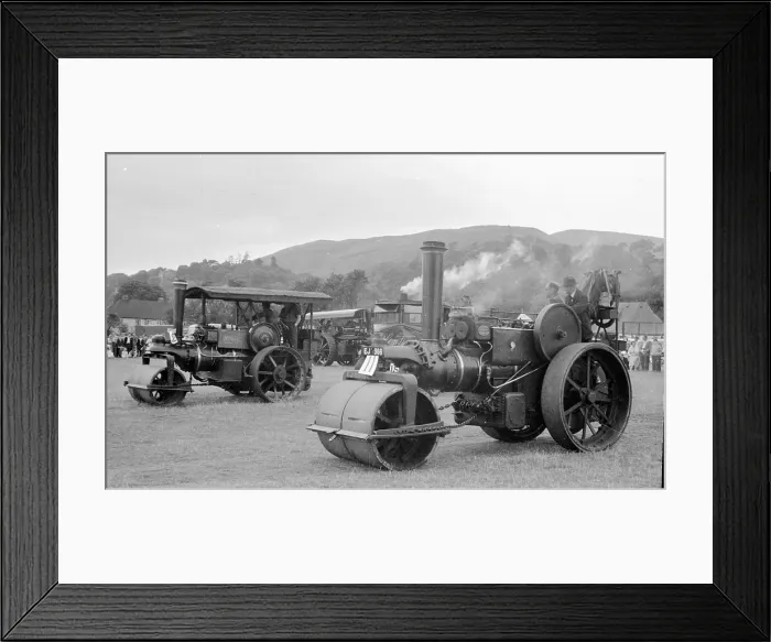 Framed Print : Aveling and Porter Convertible Tractor and Marshall Tractor Framed Print : Aveling and Porter Convertible Tractor and Marshall Tractor