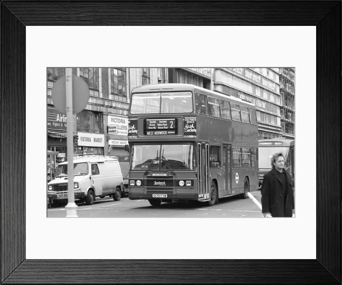Framed Print : Leyland double-decker bus Framed Print : Leyland double-decker bus