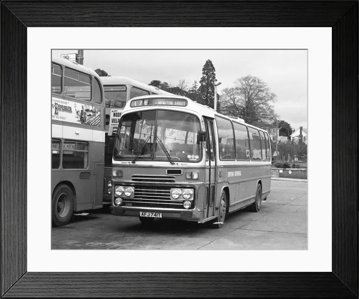 Framed Print : Ford R-series coach AFJ 741T