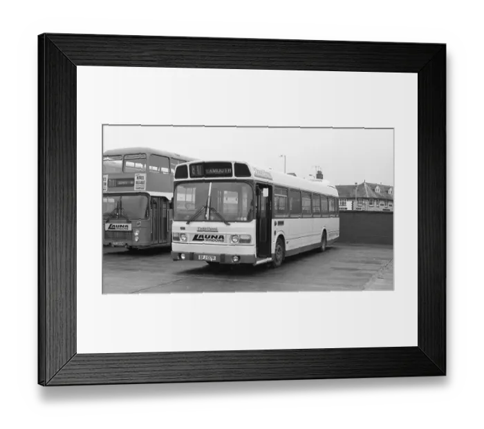 Framed Print : Leyland National bus SFJ 127R Framed Print : Leyland National bus SFJ 127R