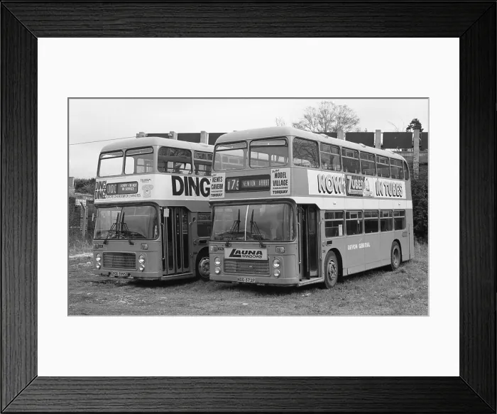 Framed Print : Bristol VR double-decker buses Framed Print : Bristol VR double-decker buses