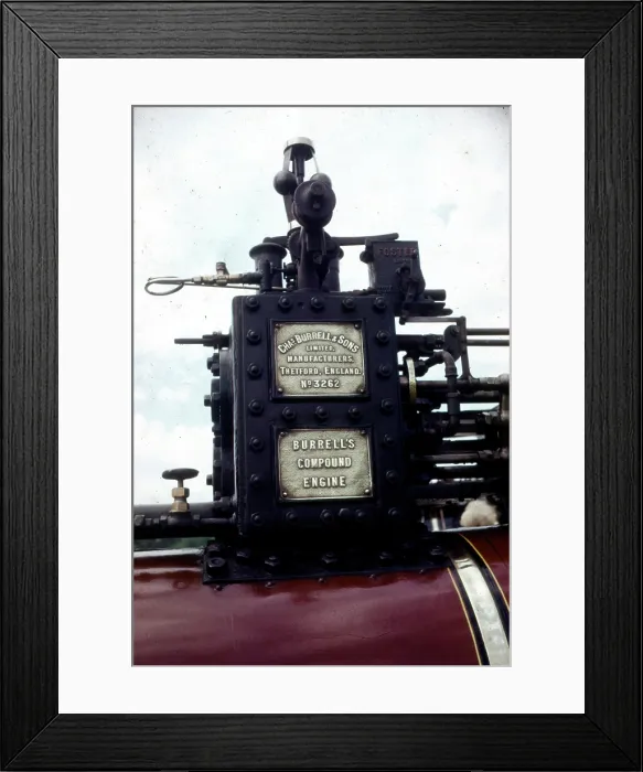 Framed Print : Burrell compound steam engine Framed Print : Burrell compound steam engine