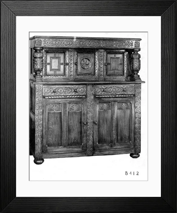 Framed Print : Oak dresser Framed Print : Oak dresser