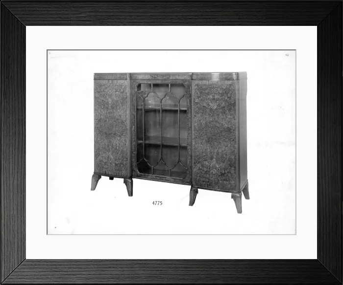 Framed Print : Walnut cabinet Framed Print : Walnut cabinet