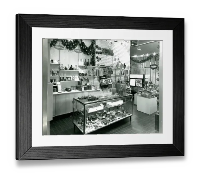 Framed Print : Danish gift promotion display Framed Print : Danish gift promotion display