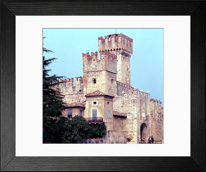 Framed Print : Castello Scaligero Framed Print : Castello Scaligero