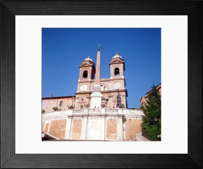 Framed Print : Chiesa e Convento di Trinita dei Monti Framed Print : Chiesa e Convento di Trinita dei Monti