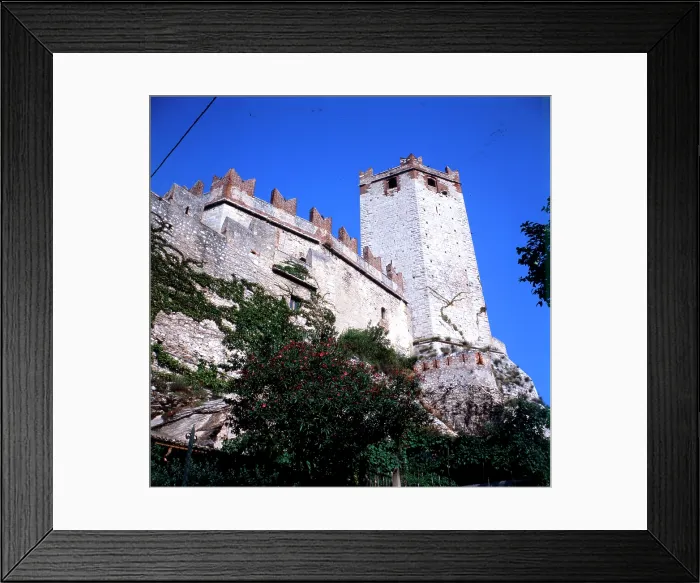 Framed Print : Scaliger Castle of Malcesine Framed Print : Scaliger Castle of Malcesine