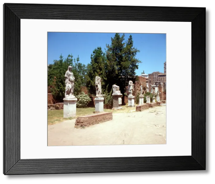 Framed Print : Atrium Vestae in the Roman Forum Framed Print : Atrium Vestae in the Roman Forum