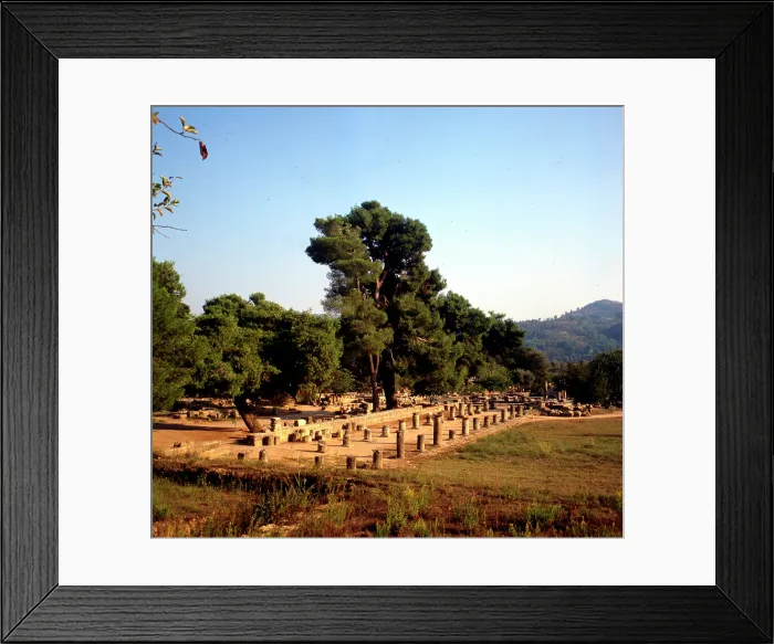 Framed Print : Olympia in Greece, birthplace of the Olympic Games