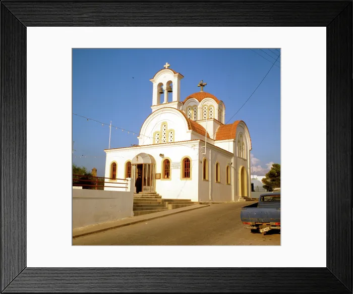 Framed Print : Timios Stavros Chapel - the Church of the Holy Cross Framed Print : Timios Stavros Chapel - the Church of the Holy Cross