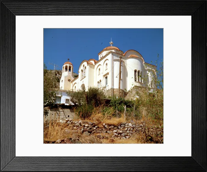 Framed Print : Church of Agios Georgios in Kritsa, Crete Framed Print : Church of Agios Georgios in Kritsa, Crete