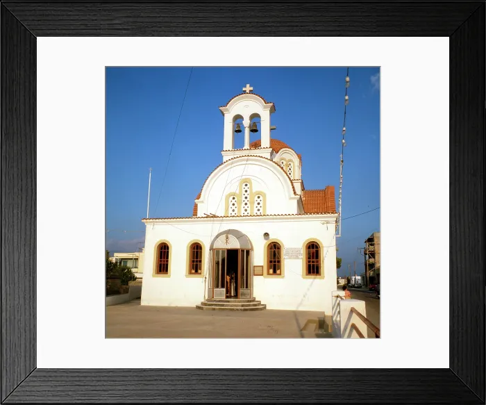 Framed Print : Timios Stavros Chapel - the Church of the Holy Cross Framed Print : Timios Stavros Chapel - the Church of the Holy Cross