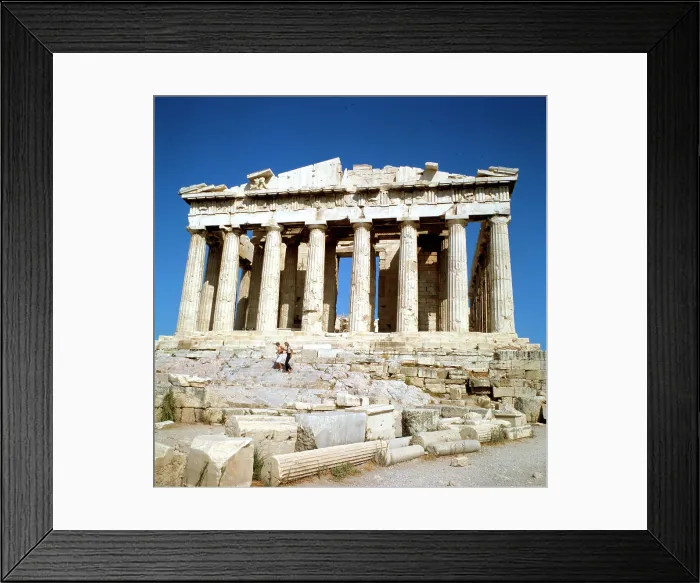 Framed Print : Parthenon, an ancient temple on the Acropolis of Athens The Parthenon is Framed Print : Parthenon, an ancient temple on the Acropolis of Athens The Parthenon is