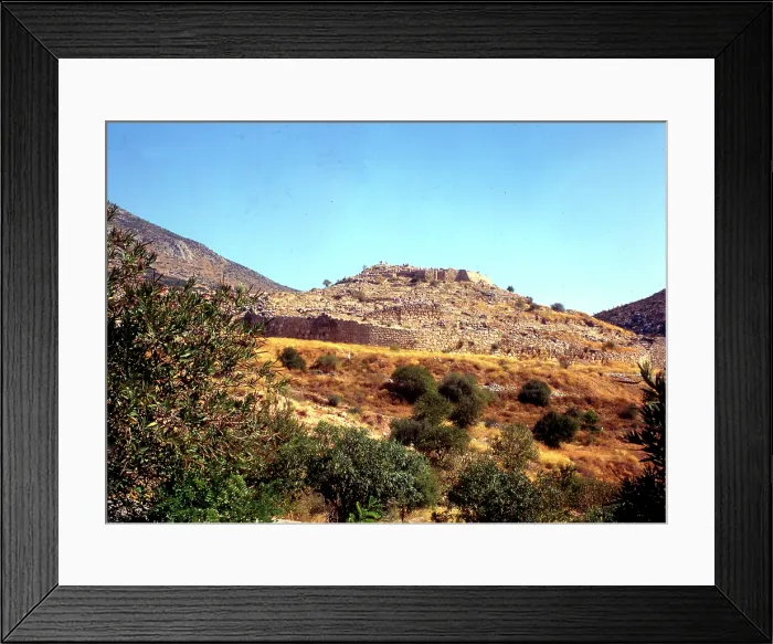 Framed Print : Mycenae, a significant Bronze Age citadel in Greece Framed Print : Mycenae, a significant Bronze Age citadel in Greece