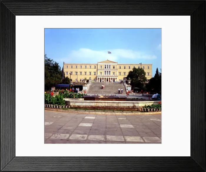 Framed Print : Hellenic Parliament building - The Old Royal Palace Framed Print : Hellenic Parliament building - The Old Royal Palace