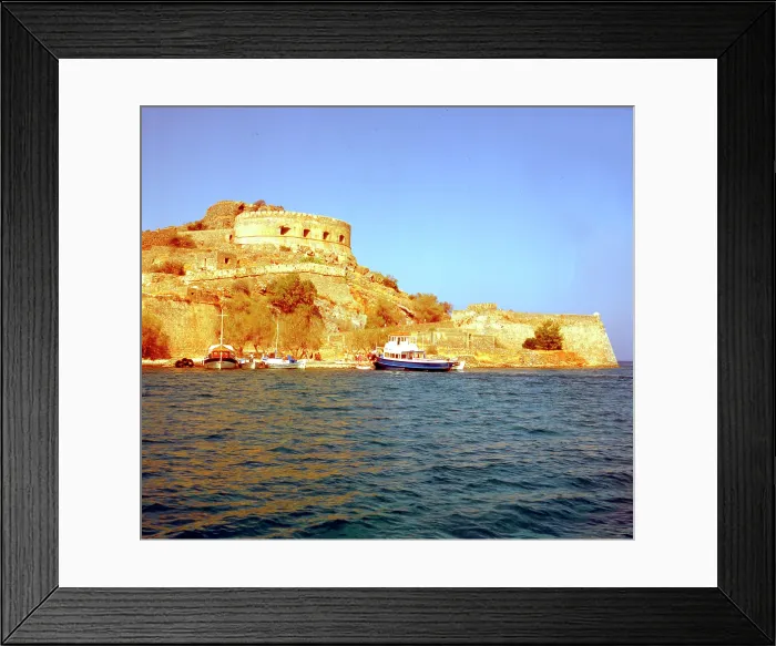 Framed Print : Venetian fortress, Spinalonga, Crete Framed Print : Venetian fortress, Spinalonga, Crete