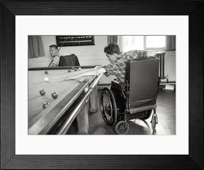 Framed Print : Stoke Mandeville games were first held in 1948 and a milestone in paralympic history Framed Print : Stoke Mandeville games were first held in 1948 and a milestone in paralympic history