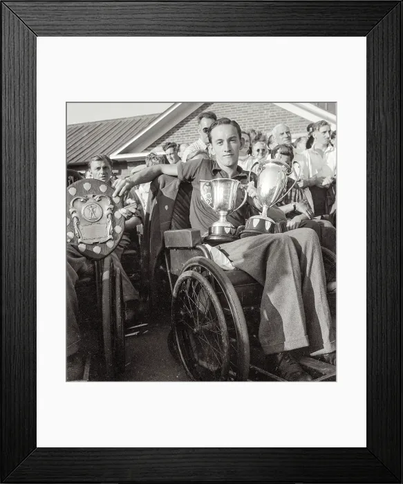 Framed Print : Stoke Mandeville games were first held in 1948 and a milestone in paralympic history Framed Print : Stoke Mandeville games were first held in 1948 and a milestone in paralympic history