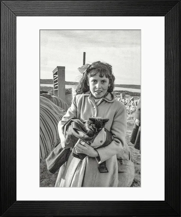 Framed Print : Inishark, a small island off western Ireland, was evacuated of the last two families on October 20th 1960 Framed Print : Inishark, a small island off western Ireland, was evacuated of the last two families on October 20th 1960