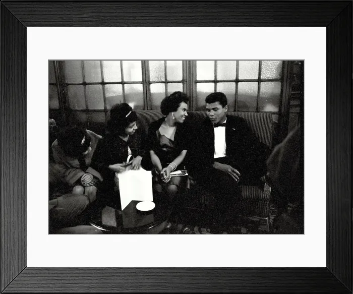 Framed Print : Boxing match at Wembley, London, between Cooper and Clay (later Mohammed Ali) on June 20th, 1963 Framed Print : Boxing match at Wembley, London, between Cooper and Clay (later Mohammed Ali) on June 20th, 1963