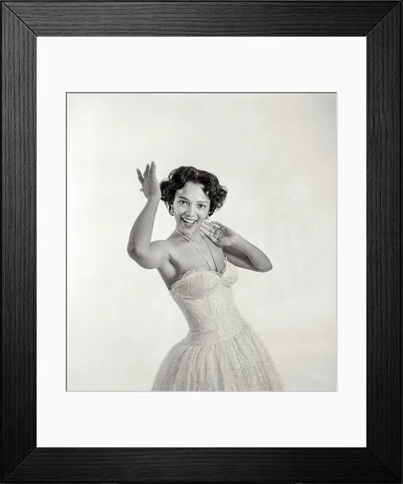 Framed Print : Dorothy Dandridge, (1922-1965), London Framed Print : Dorothy Dandridge, (1922-1965), London