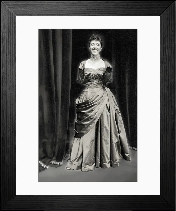 Framed Print : Joyce Grenfell (1910-1979), probably London Framed Print : Joyce Grenfell (1910-1979), probably London