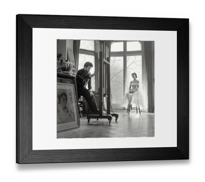 Framed Print : Nicholas Egon, artist, (1921-2017), London Framed Print : Nicholas Egon, artist, (1921-2017), London