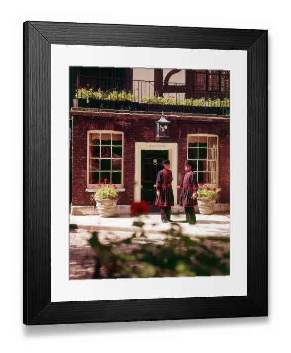 Framed Print : Yeoman Quartermasters, Tower of London Date: circa 1960s Framed Print : Yeoman Quartermasters, Tower of London Date: circa 1960s