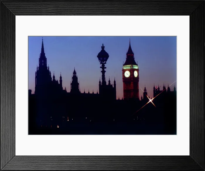 Framed Print : Views, London by Night Date: circa 1960s Framed Print : Views, London by Night Date: circa 1960s
