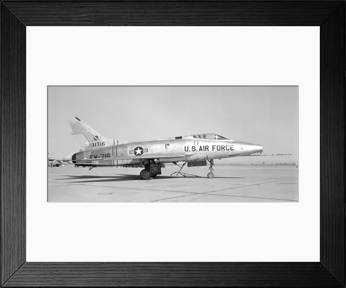 Framed Print : North American F-100C Super Sabre 53-1716 Framed Print : North American F-100C Super Sabre 53-1716