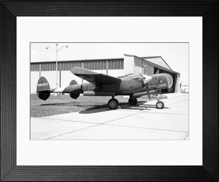 Framed Print : Lockheed P-38L Lightning N90813 Framed Print : Lockheed P-38L Lightning N90813