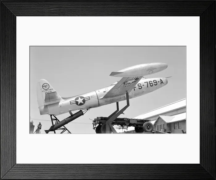 Framed Print : Republic EF-84G Thunderjet 51-769 Framed Print : Republic EF-84G Thunderjet 51-769