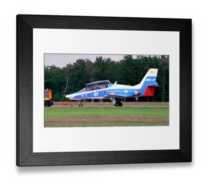 Framed Print : Mikoyan MiG-AT 81 White Framed Print : Mikoyan MiG-AT 81 White