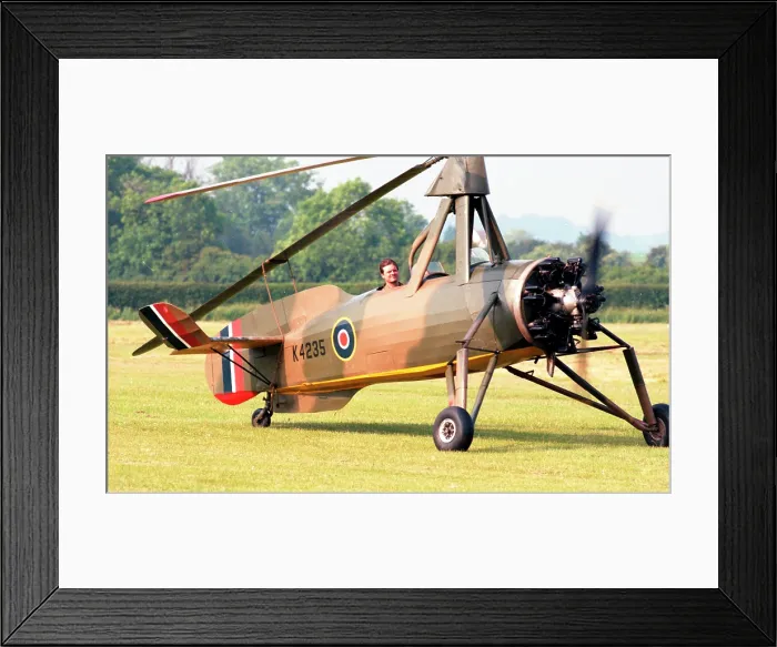 Framed Print : Cierva C.30A Rota Mk.I G-AHMJ - K4235 Framed Print : Cierva C.30A Rota Mk.I G-AHMJ - K4235