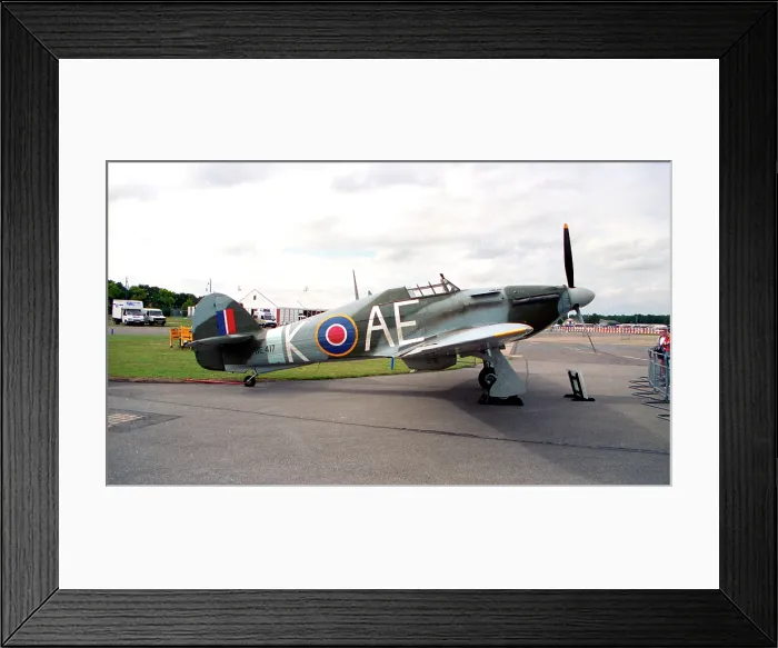 Framed Print : Hawker Hurricane XIIB G-HURR - BE417 Framed Print : Hawker Hurricane XIIB G-HURR - BE417