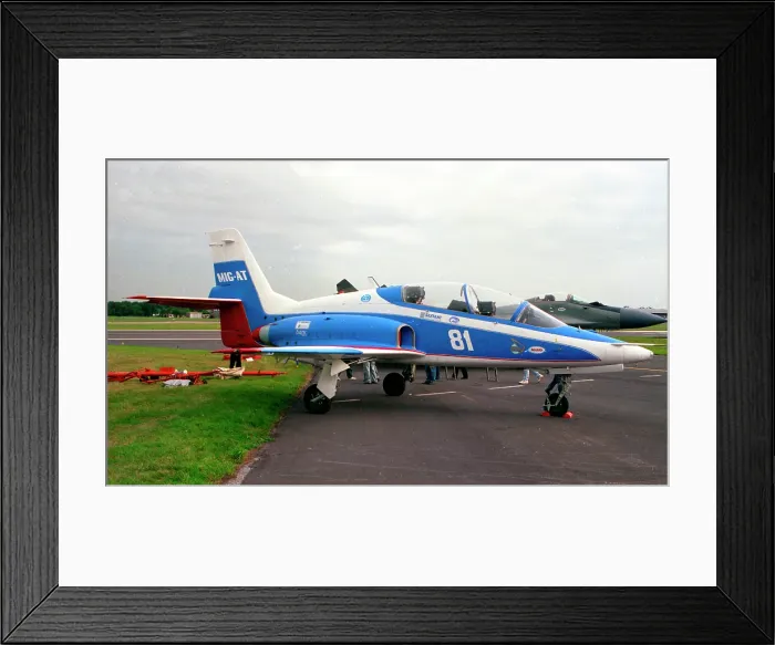 Framed Print : Mikoyan MiG-AT 81 White Framed Print : Mikoyan MiG-AT 81 White