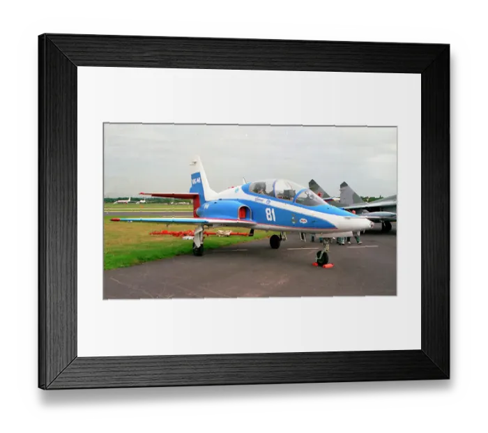 Framed Print : Mikoyan MiG-AT 81 White Framed Print : Mikoyan MiG-AT 81 White