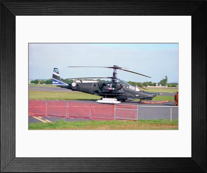 Framed Print : Kamov Ka-50 024 White Framed Print : Kamov Ka-50 024 White