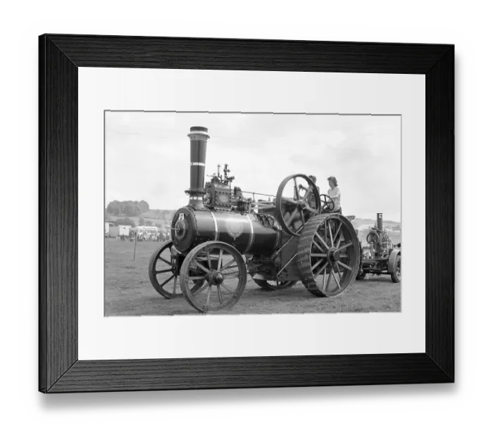 Framed Print : Ransomes Sims and Jefferies Engine Mendip Lady Framed Print : Ransomes Sims and Jefferies Engine Mendip Lady