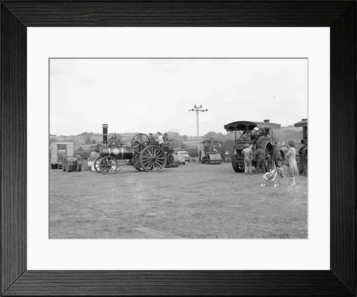 Framed Print : The engine park at a Steam rally Framed Print : The engine park at a Steam rally