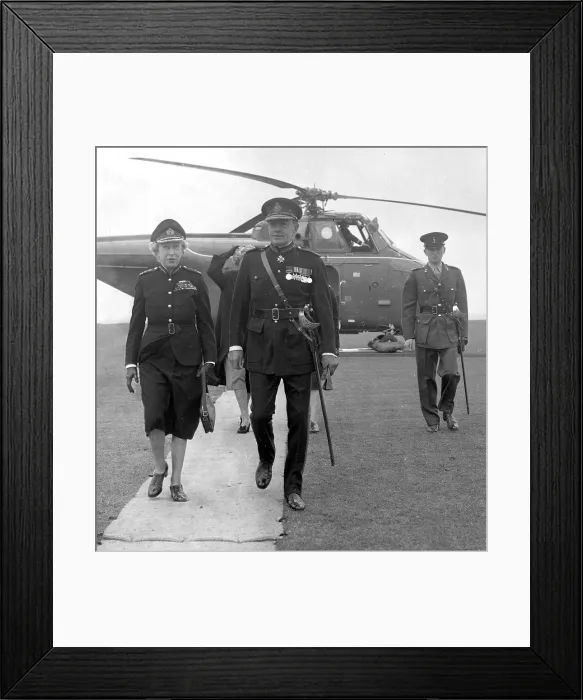 Framed Print : Princess Mary, Princess Royal visits Royal Corps of Signals Framed Print : Princess Mary, Princess Royal visits Royal Corps of Signals