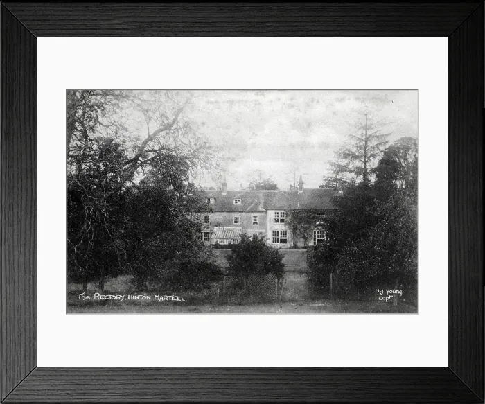 Framed Print : Hinton Martell, Wimborne, Dorset - The Rectory. Date: circa 1905 Framed Print : Hinton Martell, Wimborne, Dorset - The Rectory. Date: circa 1905