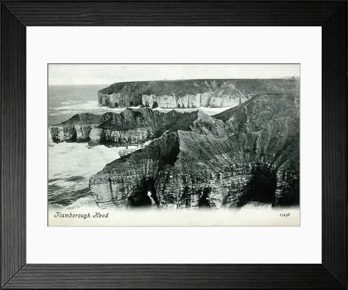 Framed Print : Flamborough Head - Flamborough, East Riding of Yorkshire. Date: circa 1909 Framed Print : Flamborough Head - Flamborough, East Riding of Yorkshire. Date: circa 1909